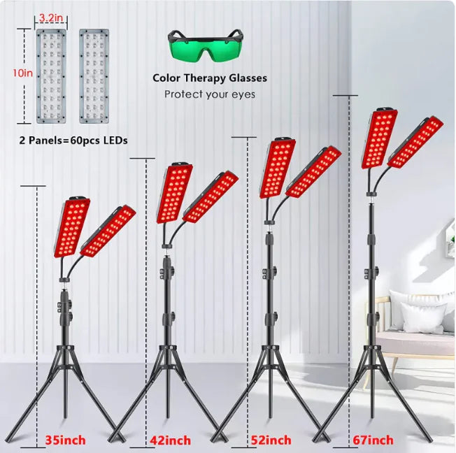 Red Light Therapy tripod Lamp